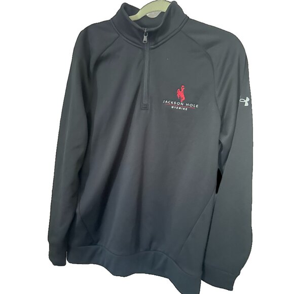 Under Armor Fleece lined Quarter Zip Jackson Hold Sz M - Picture 1 of 2